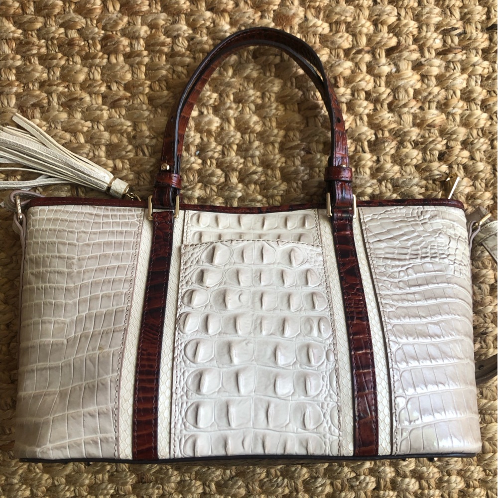 Brahmin Asher Satchel. Structured. Adjustable Str… - image 2